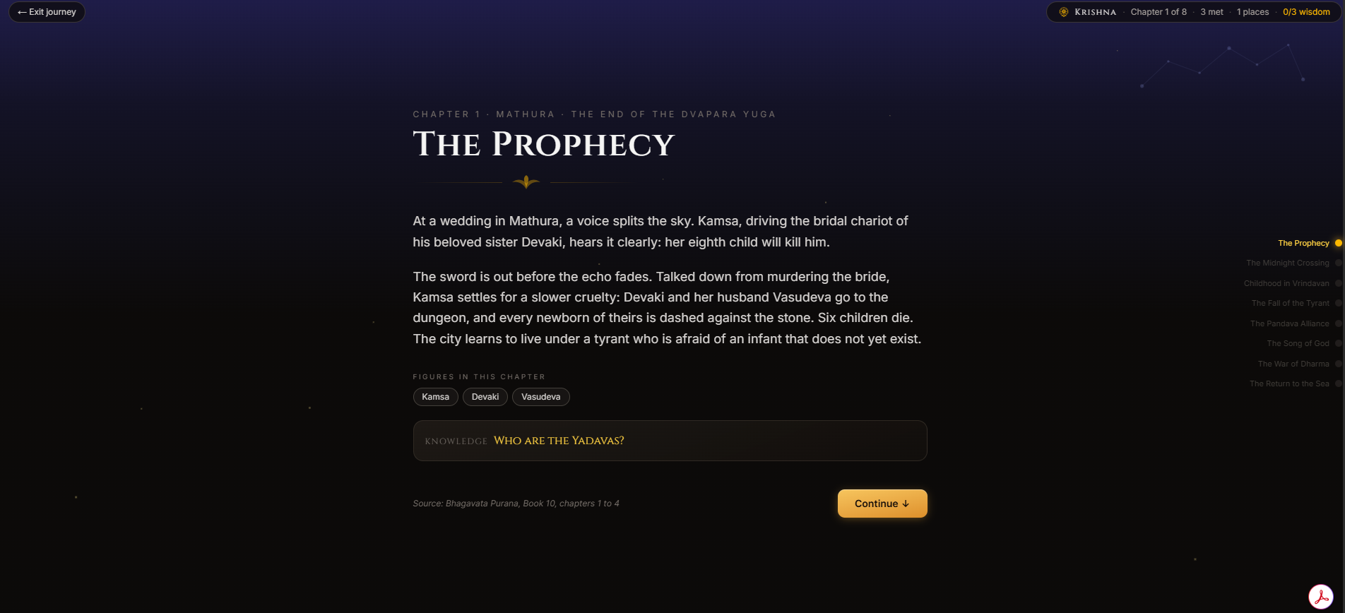 Mythos Atlas RAG interface, screenshot 2